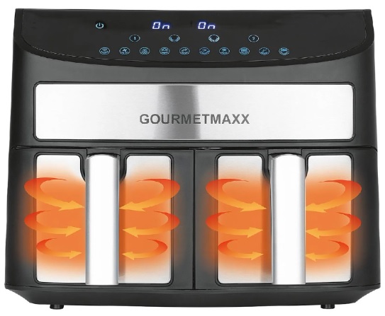 Horkovzdušná fritéza GOURMETmaxx DFE-11339 DUAL 33